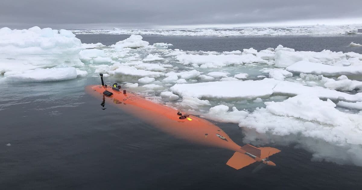 27 day Antarctic submarine mission found bizarre ice then vanished