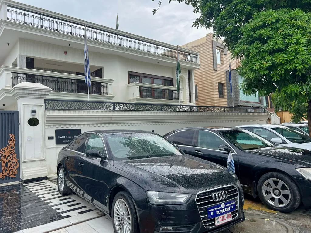 Thumbnail for Ghaziabad Man Runs $60K Embassy for Imaginary Nations, Police Seize 4 Diplomat Cars