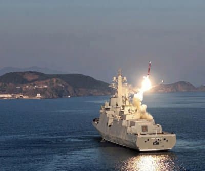 Thumbnail for North Korean Destroyer Slides Off Shipyard, Kim Rages at ‘Criminal’ Blunder